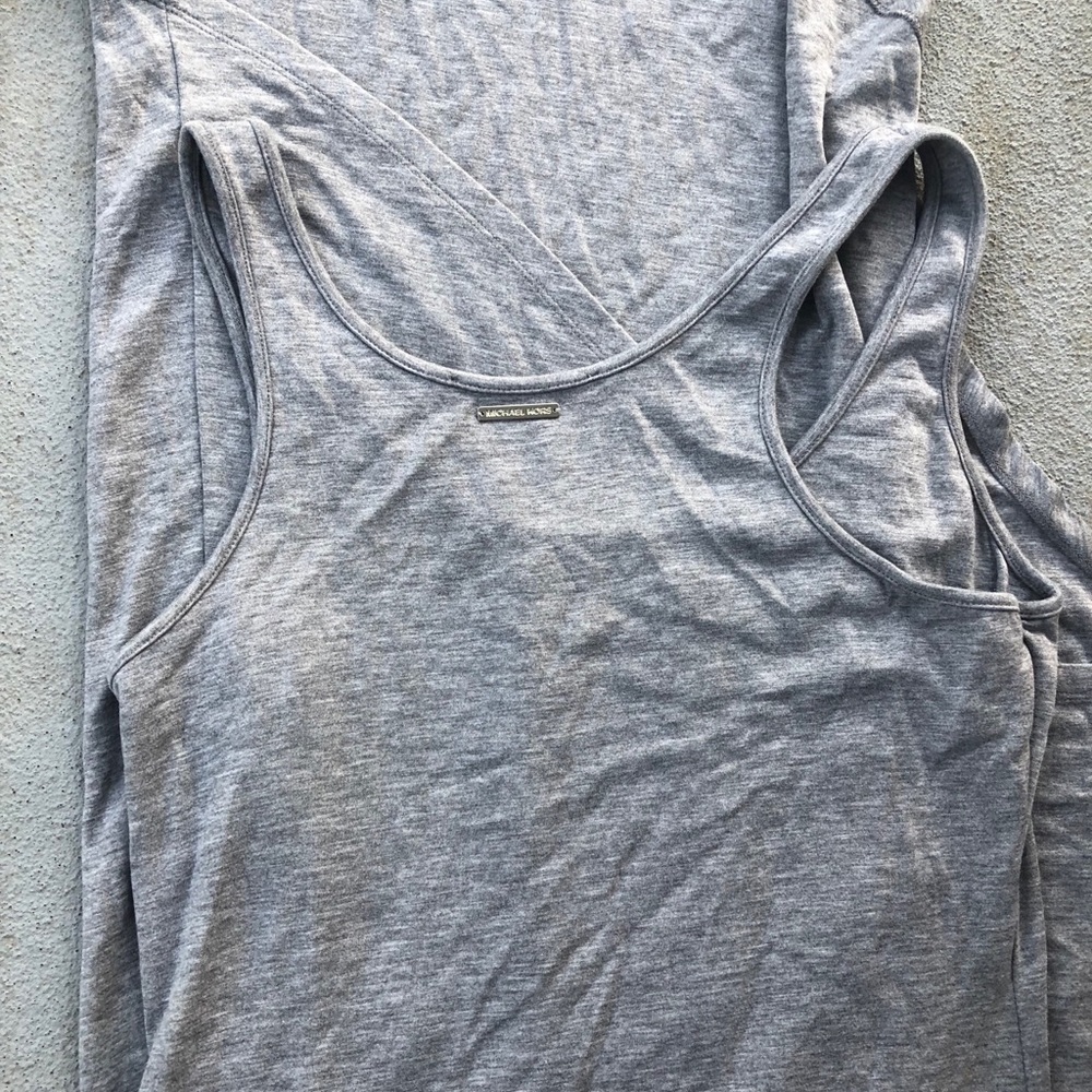 Micheal Kors Grey High Low Dress